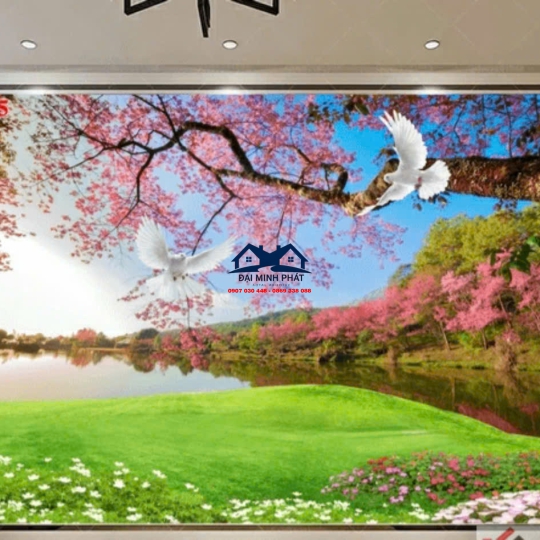 TRANH KÍNH ĐẸP ỐP TƯỜNG GIÁ RẺ TẠI XƯỞNG